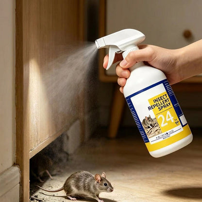 ✨ Universele spray tegen knaagdieren – Niet-giftig, veilig middel om muizen binnenshuis af te schrikken