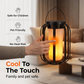 ☀️ Zonne-energie-lantaarn met flikkerende vlammen – Waterdicht & automatisch – Realistisch, warm licht, perfect voor terrassen, tuinen of paden – geen kabel nodig 🌙