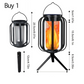 ☀️ Zonne-energie-lantaarn met flikkerende vlammen – Waterdicht & automatisch – Realistisch, warm licht, perfect voor terrassen, tuinen of paden – geen kabel nodig 🌙
