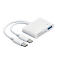 📱 Stop met het zoeken naar de juiste adapter! Deze 5-in-1 kaartlezer met Type-C en Lightning leest álles – SD, TF, USB – tot 1TB, zonder driver, zonder gedoe.
