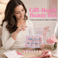✨ French Press-On Nails Set – Glossy volledige dekking kunstnagels met jelly-lijm & nagelvijl | Afneembaar & herbruikbaar manicureset voor vrouwen 💅
