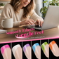 ✨ French Press-On Nails Set – Glossy volledige dekking kunstnagels met jelly-lijm & nagelvijl | Afneembaar & herbruikbaar manicureset voor vrouwen 💅
