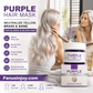 👱‍♀️Stop met het zien van oranje vlekken in je dure blonde coupe! Dit paarse masker neutraliseert ongewenste warme tinten, hydrateert intensief en geeft je haar die koele, salon-frisse glans terug!