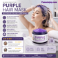 👱‍♀️Stop met het zien van oranje vlekken in je dure blonde coupe! Dit paarse masker neutraliseert ongewenste warme tinten, hydrateert intensief en geeft je haar die koele, salon-frisse glans terug!