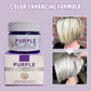 👱‍♀️Stop met het zien van oranje vlekken in je dure blonde coupe! Dit paarse masker neutraliseert ongewenste warme tinten, hydrateert intensief en geeft je haar die koele, salon-frisse glans terug!