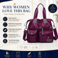 👜 Waterdichte totebag met 3 manieren dragen – ruim, stevig en perfect voor werk, sport of reis.