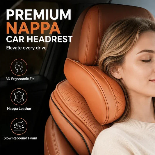 🚗 Ergonomische hoofdsteun- en lendensteunset voor autostoelen