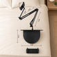 🛏️ Magnetische tabletstandaard voor naast het bed met verborgen matrasbasis