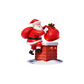 ⏳ Tijdelijke aanbieding⏳  🎄 Verlichte kerstmuurstickers