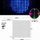 💥Van gewone lichtjes naar een spectaculaire lichtshow! Teken patronen, voeg tekst of foto's toe en laat de kleuren dansen op de muziek – waterdicht & USB-gevoed!