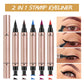 Vloeibare Eyeliner Met Dubbele Driehoeksvleugels