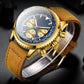 Perfect Cadeau-Heren Multifunctioneel Chronograaf Waterdicht Datumhorloge